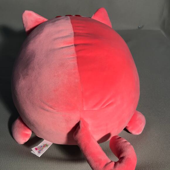 Linzy Smoochy Pals 15” Soft Plush Squishy Pink Kitty Cat Stuffed Animal Pillow - Picture 3 of 6
